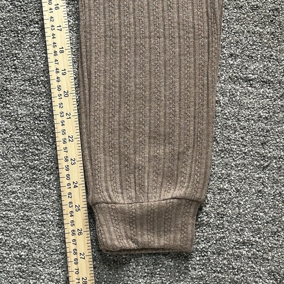 NWT* Blu Pepper Anthropologie Jogger Sweater Pants Womens Small Beige Soft Comfy - Picture 8 of 9